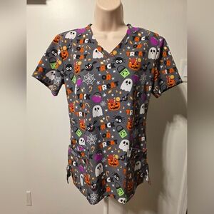 Scrubaid Halloween Scrub Top